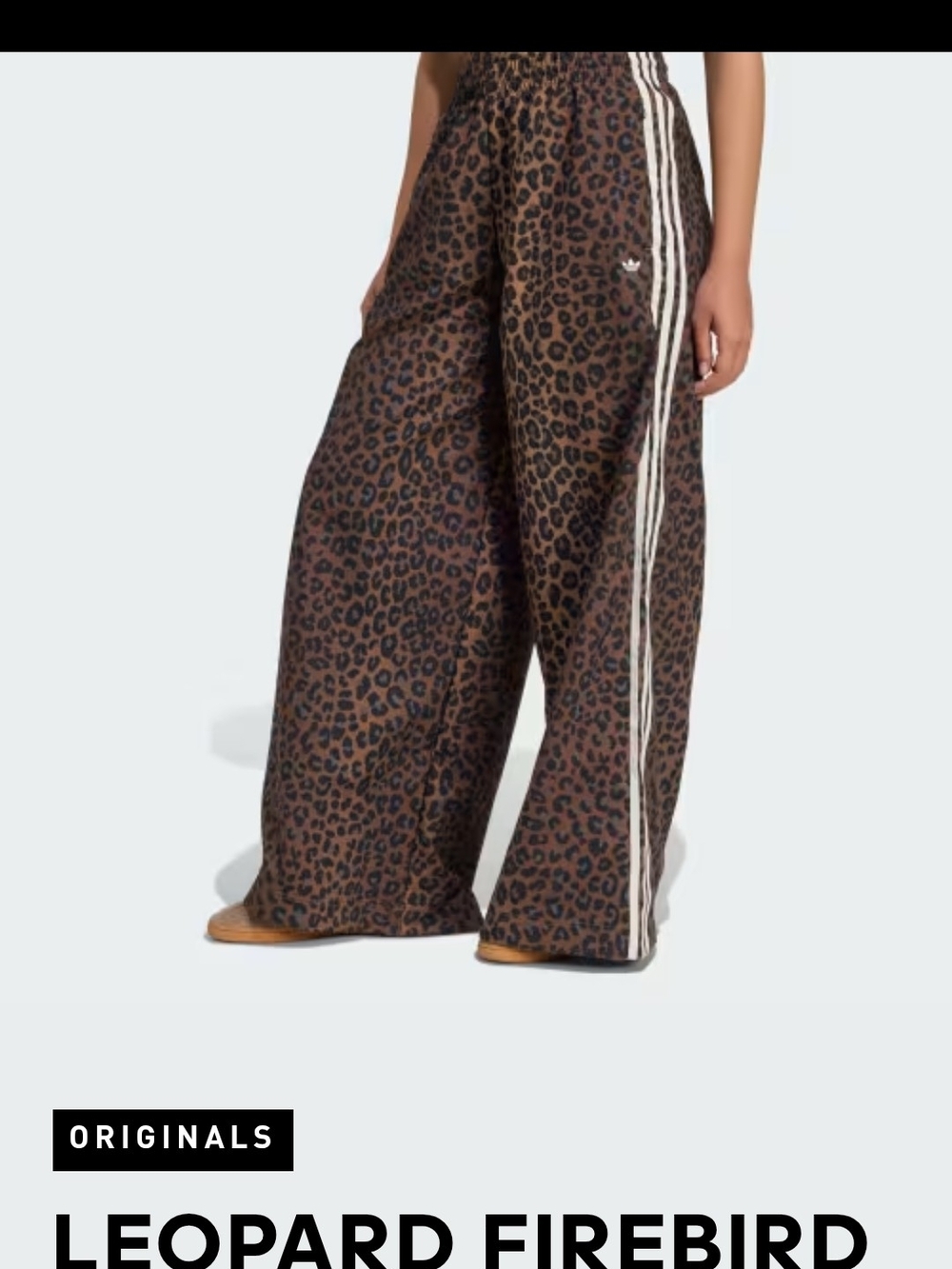 Adidas Leopard Firebird Pants, XL, NWT